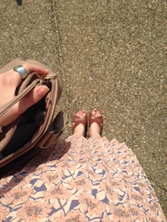 floral and lace dress 1