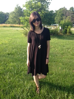 black tshirt dress 6