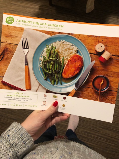 hello fresh apricot ginger chicken 1
